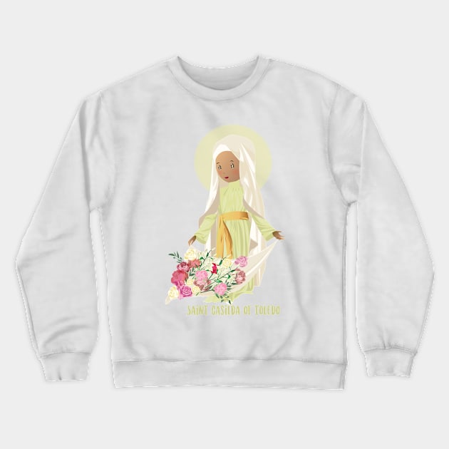 Santa Casilda de Toledo Crewneck Sweatshirt by AlMAO2O